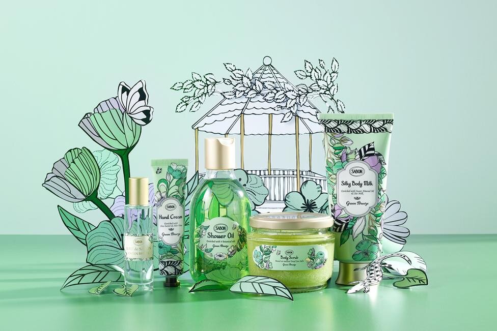 SABON夏“新緑の香り”ボディケアが再登場、ボディスクラブ＆オードトワレなど5種